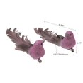 thumbnail image 3 of Queue De Plumes Paillettes Oiseau Mauve - Lot De 12, 3 of 3