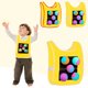 thumbnail image 1 of Juego de pelotas adhesivas para niños | Juego de lanzamiento al aire libre con 5 pelotas blandas | Juguete para padres e hijos para desarrollar habilidades motoras | Perfecto para parques infanti, 1 of 5