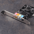 thumbnail image 3 of 10X PCIe Sound Card 5.1, PCI Express Surround 3D Audio Card for PC with High Direct Sound Performance, 3 of 7