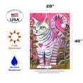 thumbnail image 4 of Toland Home Garden My Catnip No Touch Kitty Cat Flag Double Sided 28x40 Inch, 4 of 5