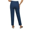 thumbnail image 3 of Alfred Dunner Womens Petite  Super Stretch Mid- Rise Average Length Pant, 3 of 7