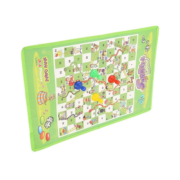 Snake and Ladders Game, Interactive Board Game Set Educational Kids Children Toys Interesting Board Game Set