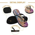 thumbnail image 3 of YAZAOOSummer Flip Flops Creatively Vibrant Leopard Duo Simple Beach Sandals, 3 of 8