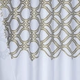 thumbnail image 2 of Diamonte Printed 100% Cotton 70" x 72" Shower Curtain in Gold, 2 of 3