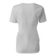 thumbnail image 2 of A4 Spike Short Sleeve Volleyball Jersey For Women in Silver | NW3014, 2 of 3