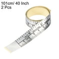thumbnail image 2 of Cinta Métrica Uxcell Cinta Adhesiva de Poliéster 101cm / 40" Longitud Escala en Pulgadas/Métrico para Banco de Trabajo 2pcs, 2 of 4