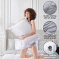 thumbnail image 7 of LammaLoe Queen Comforter Set, With Sheets, Bed In A Bag 7 Piece, Bedding Set, White, 7 of 7