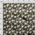 thumbnail image 3 of oneOone Cotton Cambric Dark Olive Green Fabric Tropical Palm Tree Sewing Material Print Fabric By The Yard 56 Inch Wide, 3 of 4