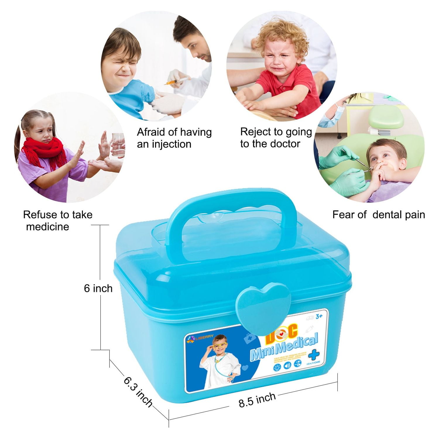 Kids Doctor Kit Toddler Pretend Doctor Toy Kit With - Temu