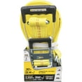 thumbnail image 4 of SmartStraps RatchetX Commercial Ratchet Tie Down Strap, 2" x 30 ft, 3,333 lb Safe Work Load, 10,000 lb Break Strength, Padded Power Grip, Yellow, 1-Pack, 4 of 6