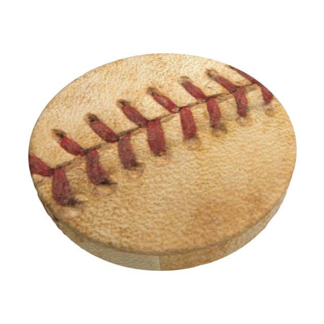 Disketp Vintage Baseball Funda Redonda para Taburete, Funda de Cojín para Silla de Bar Suave y Elástica-14 inch