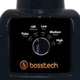 thumbnail image 3 of Licuadora Bosstech 550 watts 3 velociades con Vaso de plastico de 2 lts Negro, 3 of 4