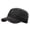 Black, variant on Denim Cadet Hat for Men Women Vintage Distressed Military Army Cap