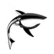 thumbnail image 1 of Cejilla Shark, accesorios de guitarra, para ukelele y guitarra eléctrica con silicona negro, 1 of 9