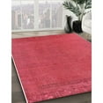 thumbnail image 3 of Ahgly Company Machine Washable Indoor Round Industrial Modern Ferrari Red Area Rugs, 7' Round, 3 of 7