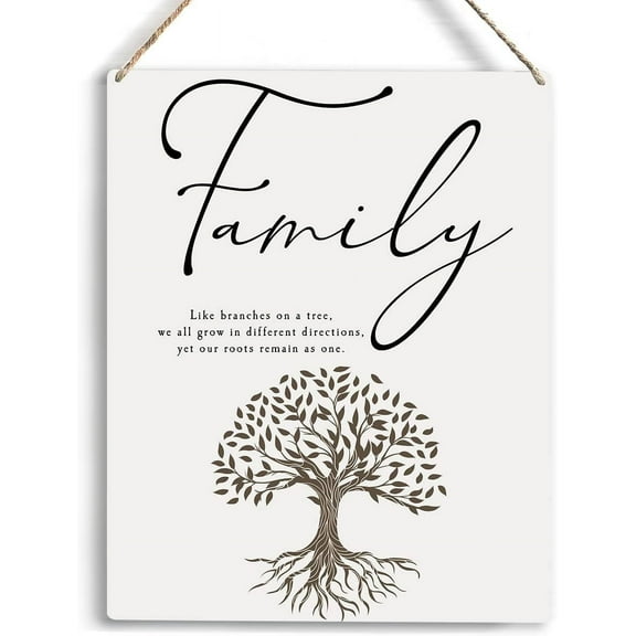 Family Wall Decor Family Signs for Home Decor Wall Family Like Branches On A Tree Living Room Wall Art Family Sign Bedroom Wall Decor Family Wooden Hanging Sign Inspirational Sign 8x10 Inch
