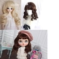 thumbnail image 3 of Longitud 15 cm Longitud horizontal 100 cm Accesorios para muñecas Rizos Peluca de fibra sintética Cabello para pelucas de muñecas Alta temperatura,8PCS. Afortunado Sencillez, 3 of 5