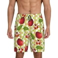 thumbnail image 3 of Lsque Cherries and Ladybirds Mens Sleep Pajama Shorts,Short Pajama Pants, Cotton Ultra-Soft Knit-XX-Large, 3 of 9