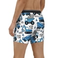 thumbnail image 3 of Rocae Blue Excavator for Stretch Moisture-Wicking Underwear,Men's Underwear Boxer Briefs Medium, 3 of 9