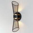 thumbnail image 5 of 24171BK Maxim Lighting Zeta - 16 Inch 7W 2 LED Wall Sconce-Black Finish, 5 of 5