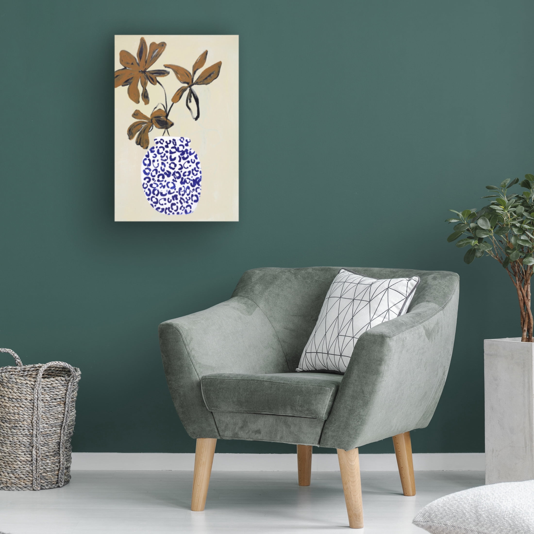 Canvas Wall Art - Design Fabrikken 'The Right Ambience' Wall Art for Living Room, Bedroom, or Office Décor by Trademark Fine Art - 22 x 32 Inches