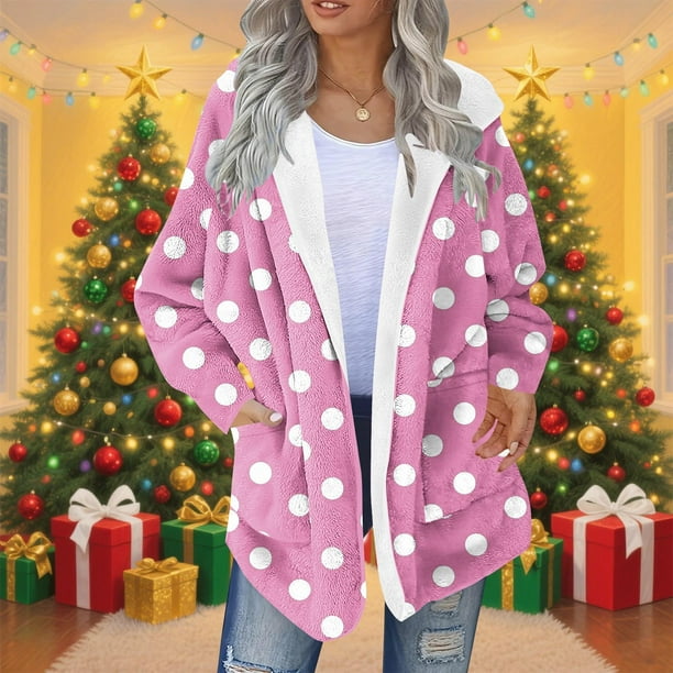 Cárdigan de mujer con estampado de moda, cálido, con hombros descubiertos, chaqueta de plumón, blusa de manga larga para mujer
