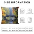 thumbnail image 5 of Chilfamy Autumn Foliage Fashion Style Dirt-Resistant Throw Pillow Covers for Couch Sofa Bed Living Room Bedroom for Car Couch Bedroom Short Plush 1PC 18x18in, 5 of 5