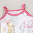 thumbnail image 5 of WAVSUF Girls Casual Outfit Sets Crew Neck Cotton Tank Tops and Comfort Shorts Summer Cute Trendy Home Clothes 2 Piece Multicolor Size 2, 5 of 6