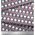 thumbnail image 2 of Soimoi Rayon Fabric Penguin Ocean Print Fabric by The Yard 56 Inch Wide, 2 of 3