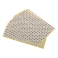 thumbnail image 1 of Etiquetas autoadhesivas de números Sunnimix 15 Hojas de Pegatinas adhesivas Blancas 1 a 102 Etiquetas numeradas de almacenamiento, 1 of 8
