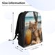 thumbnail image 4 of Balery Relaxing Cat With Orange Juice Mochila - Mochila Estilosa y Duradera para Laptop de 15 Pulgadas con Tela Oxford Impermeable, 4 of 8