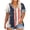 Brown, variant on Summer Shirts for Women Vintage Printed V-Neck Short Sleeve Blouses Fashion Casual Plus Size Womens Tops