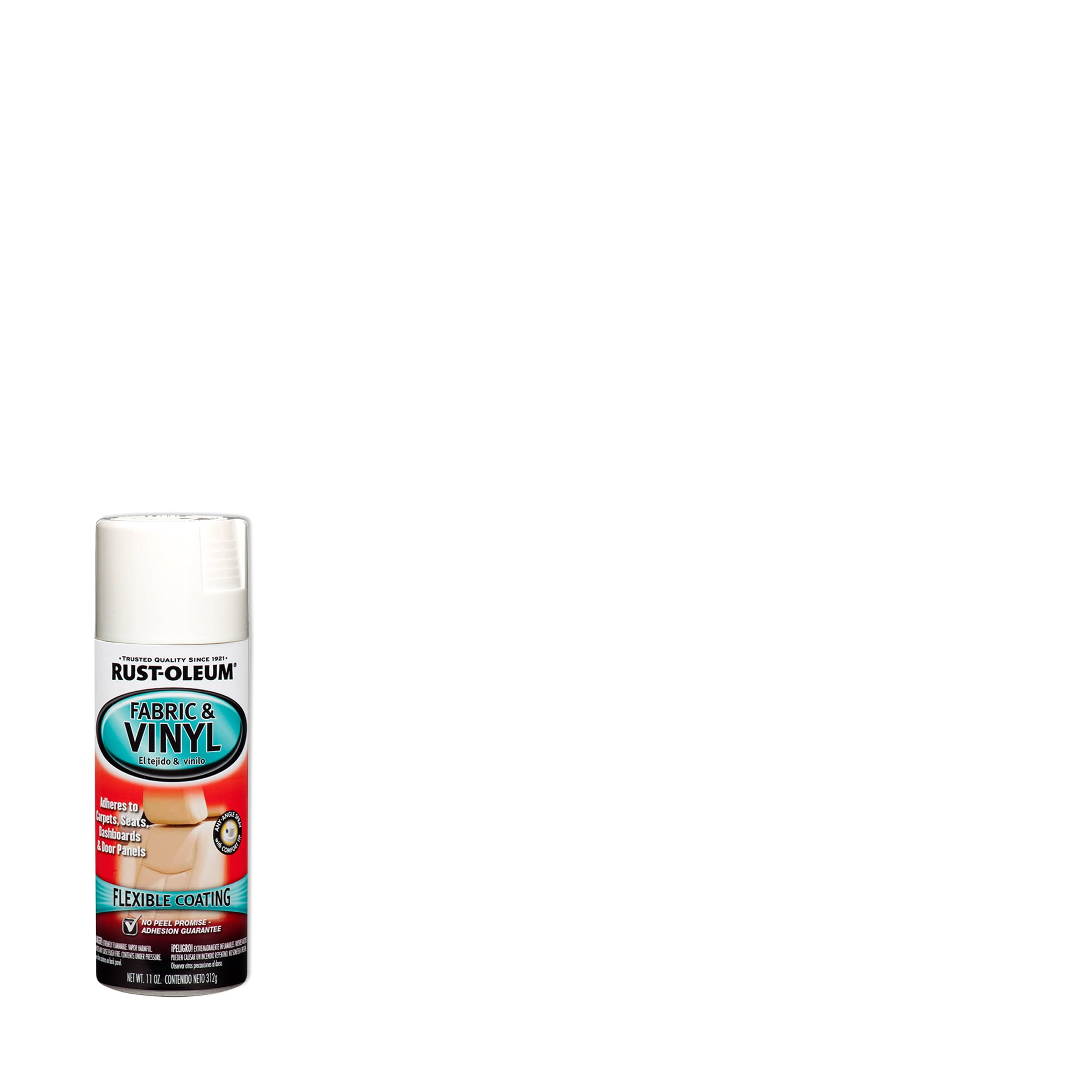 6 Pack, White, Rust-Oleum Automotive Fabric and Vinyl Gloss Spray Paint-248922, 11 oz