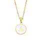 thumbnail image 4 of LUVCLS Collar de aleación Collar con letras inglesas Colgante circular 26 AZ Collar✨ F, 4 of 7