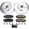 thumbnail image 3 of PowerStop Front Z23 Evolution Sport Carbon-Fiber Ceramic Brake Pad and Drilled & Slotted Rotor Kit Fits: KIA Select Models K7218, 3 of 10