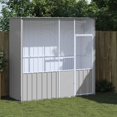 thumbnail image 1 of vidaXL Bird Cage Grey 215x78x200 cm Galvanised Steel, 1 of 4