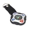 thumbnail image 1 of Brújula Llavero PVC WALLIS Negro Graduación 360 Camping C270310, 1 of 1