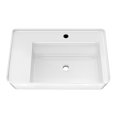 thumbnail image 3 of Alfi Trade B-RA75-1H 30 in. Rectangular Wall Mount Sink with Single Faucet Drilling & Rear Center Drain Location, 3 of 7