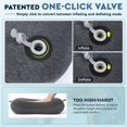 thumbnail image 4 of Almohada de camping Hikenture, ultraligera, inflable, portátil, gris, 4 of 6