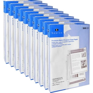 HP Printer Paper, Multipurpose, 8.5 x 11, 20 lb., 96 Bright, 5 Ream Case  - 2500 Sheets 