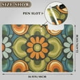 thumbnail image 3 of Vintage Groovy Flower Patterns Foldable Binder Folder Clipboard with Pen Slot Double Clips A4 Size File Storage, 3 of 8