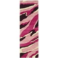 thumbnail image 3 of SAFAVIEH Soho Evelyn Abstract Wool Area Rug, Pink/Rose, 2' x 3', 3 of 8
