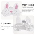 thumbnail image 4 of Miangastore 1Pc Lovely Rabbit Sleeping Eye Mask Plush Blindfold Sleep Masks Eye Cover, 4 of 9