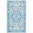 thumbnail image 6 of SAFAVIEH Saffron Donette Geometric Bordered Area Rug, Navy/Ivory, 5' x 8', 6 of 6