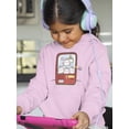 thumbnail image 2 of Bunny Dolls Crane Game Hoodie Juniors -Image by Shutterstock,  Medium, 2 of 4