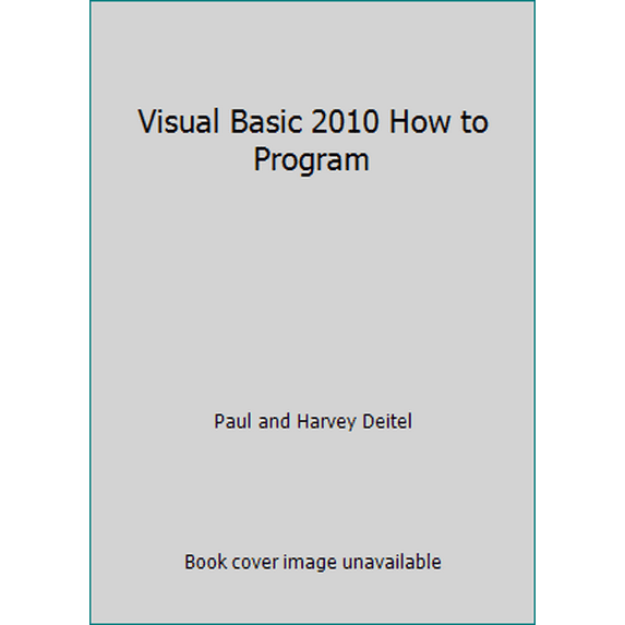 Pre-Owned Visual Basic 2010 How to Program (Paperback) 0132551608 9780132551601