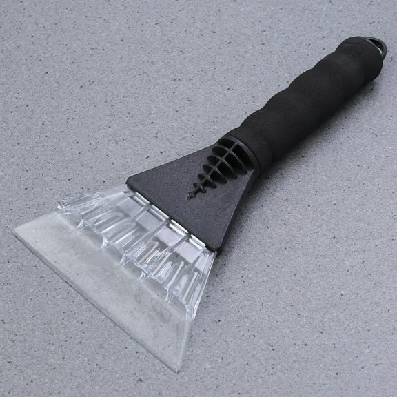 Supvox Durable Plastic Snow Scraper for Car with Rubber Sleeve Non Slip Ice Shovel for Windshield