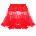 thumbnail image 1 of Vintage Señora Neto Rodillo De La Roca Enaguas De La Enagua De La Falda Del Tutú Rojo De Lujo L Sunnimix Roca De La Enagua, 1 of 5