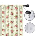 thumbnail image 4 of Pioneer Flower Floral Print Pattern Insulated Teens Curtains Set Of 2, Bedroom Essentials, Toddler Room Decor 52"x63", 4 of 5