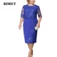 thumbnail image 2 of Rimiut-vestido de encaje elegante para mujer, vestido de fiesta de Noche Azul, talla grande 5XL 6XL, verano y otoño, 2 of 7